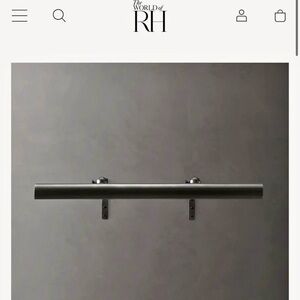 Restoration Hardware Matte Bronze Wall-Mounted Picture Light